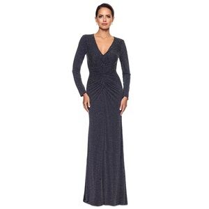 Xscape Women's Rhinestone-Embellished Ruched Gown